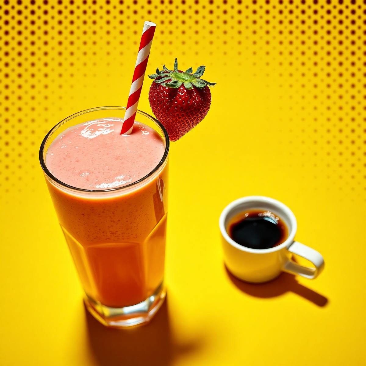 Smoothie and espresso